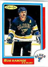 Rob Ramage #17 Hockey Cards 1986 O-Pee-Chee