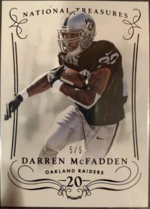 Darren McFadden #72 2014 Panini National Treasures Football