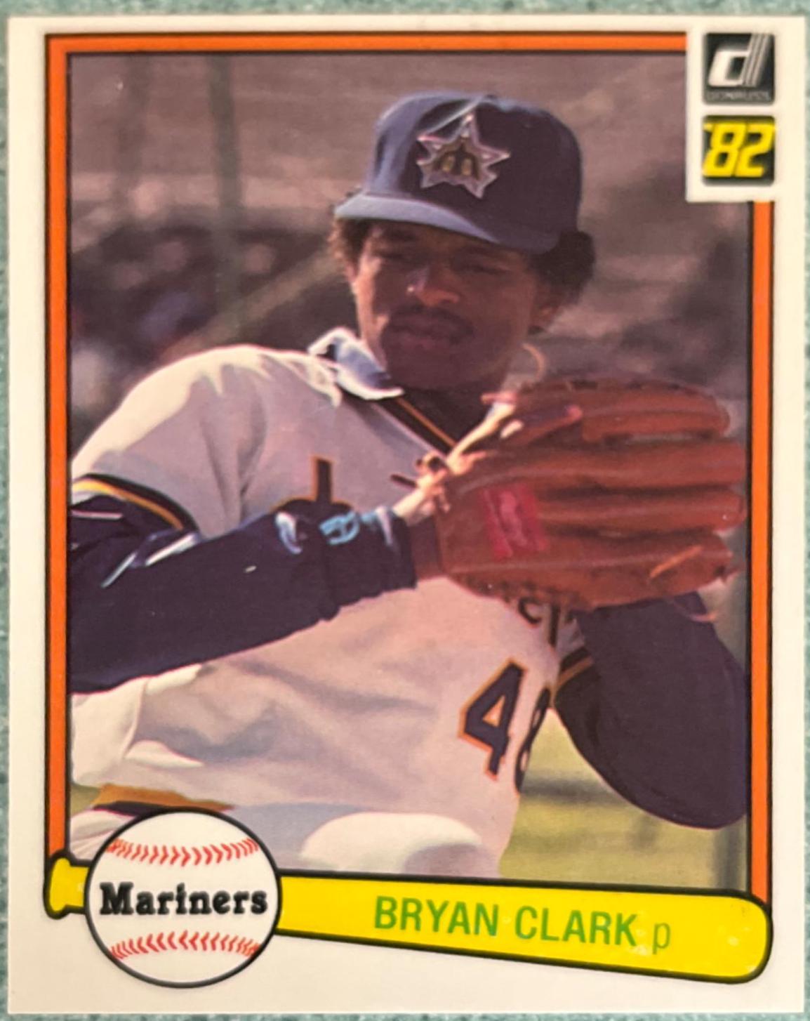 Bryan Clark #596 Baseball Cards 1982 Donruss