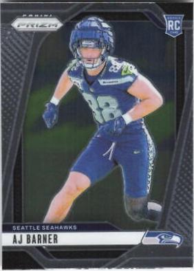 AJ Barner #304 Football Cards 2024 Panini Prizm