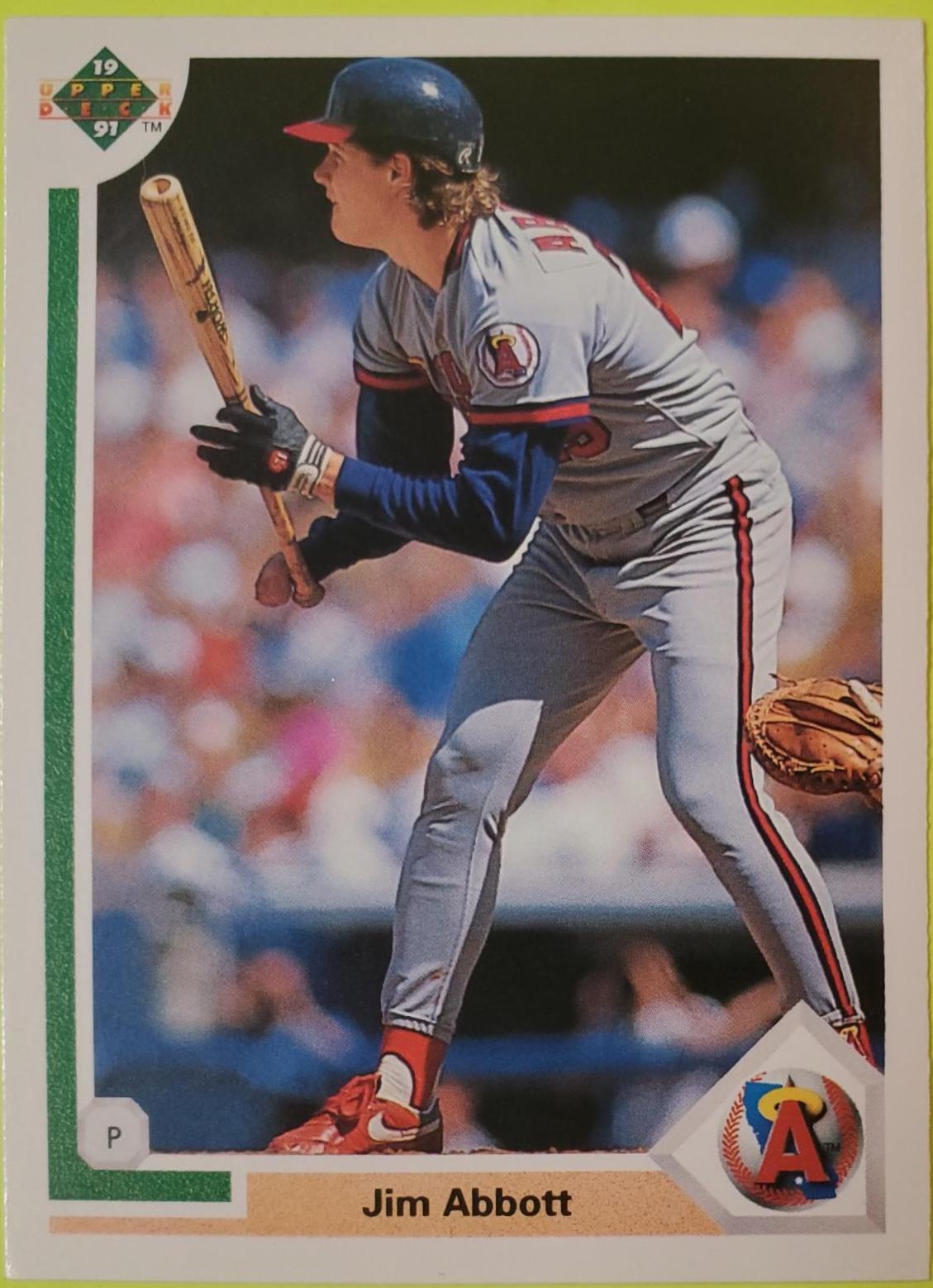 Jim Abbott #554 Baseball Cards 1991 Upper Deck