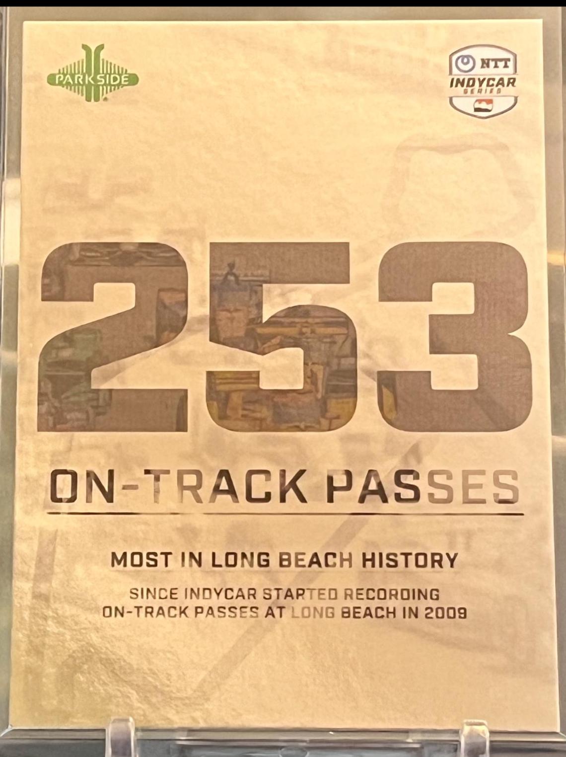 Another Broken Record #MM-13 Racing Cards 2024 Parkside NTT IndyCar Marquee Moment