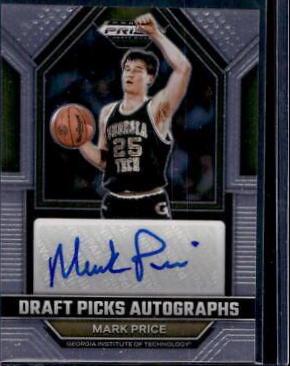 Mark Price #DPA-MPG Basketball Cards 2023 Panini Prizm Draft Picks Autographs