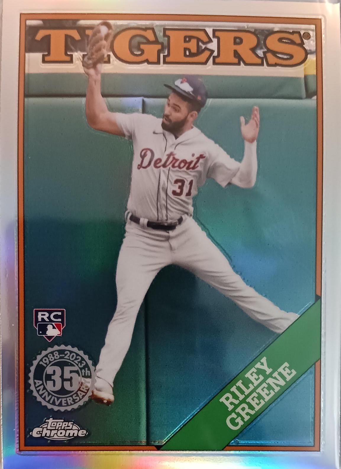 Riley Greene #88BC-5 Baseball Cards 2023 Topps Chrome 1988