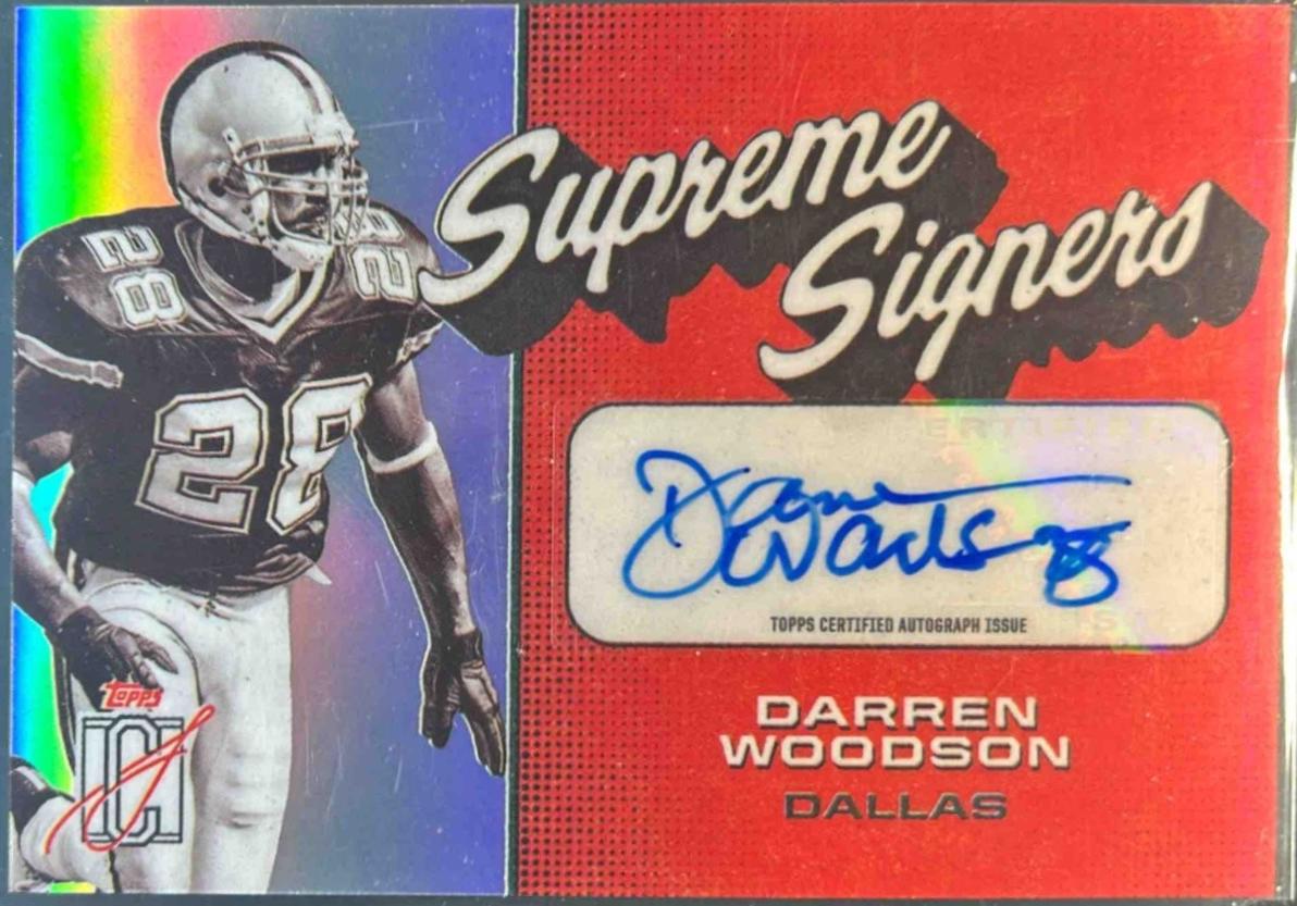 Darren Woodson #SS-DW Football Cards 2024 Topps Signature Class Supreme Signers