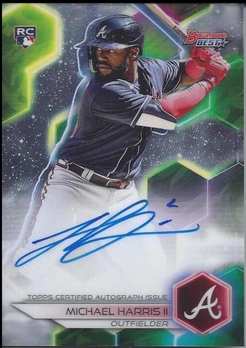 Michael Harris II #B23-MH Baseball Cards 2023 Bowman's Best of Autographs