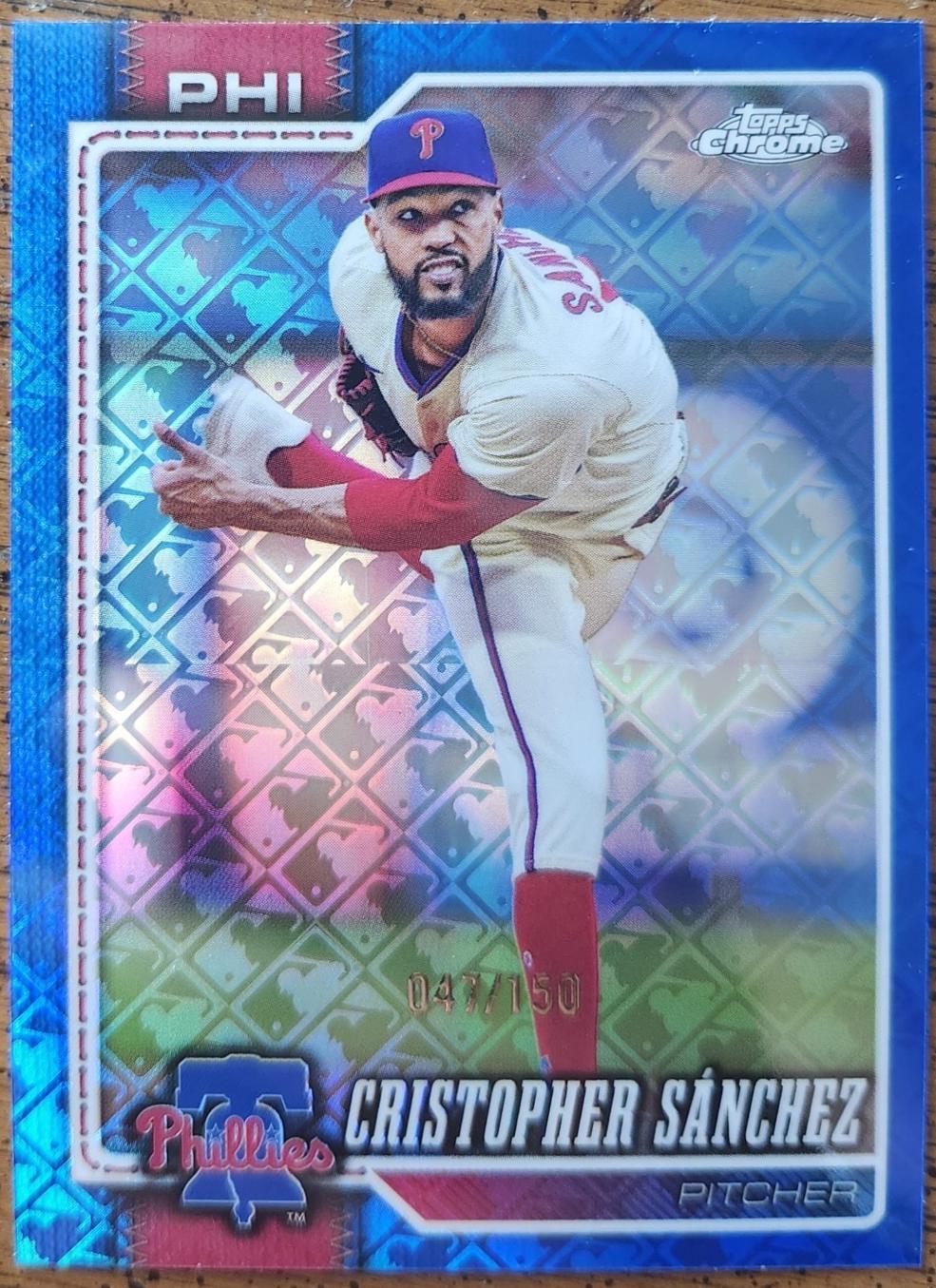 Cristopher Sanchez [Topps Refractor Blue] condition prices