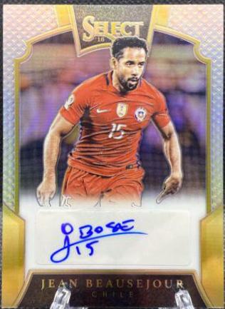 Jean Beausejour #S-JBJ 2016 Panini Select Signatures Soccer