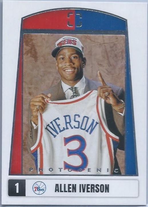 Allen Iverson #13 Basketball Cards 2021 Panini PhotoGenic First Night
