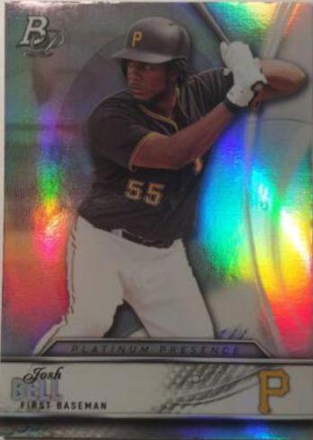 Josh Bell #PP-21 Baseball Cards 2016 Bowman Platinum Presence