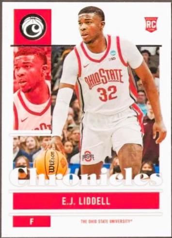 E. J. Liddell #8 Basketball Cards 2022 Panini Chronicles Draft Picks