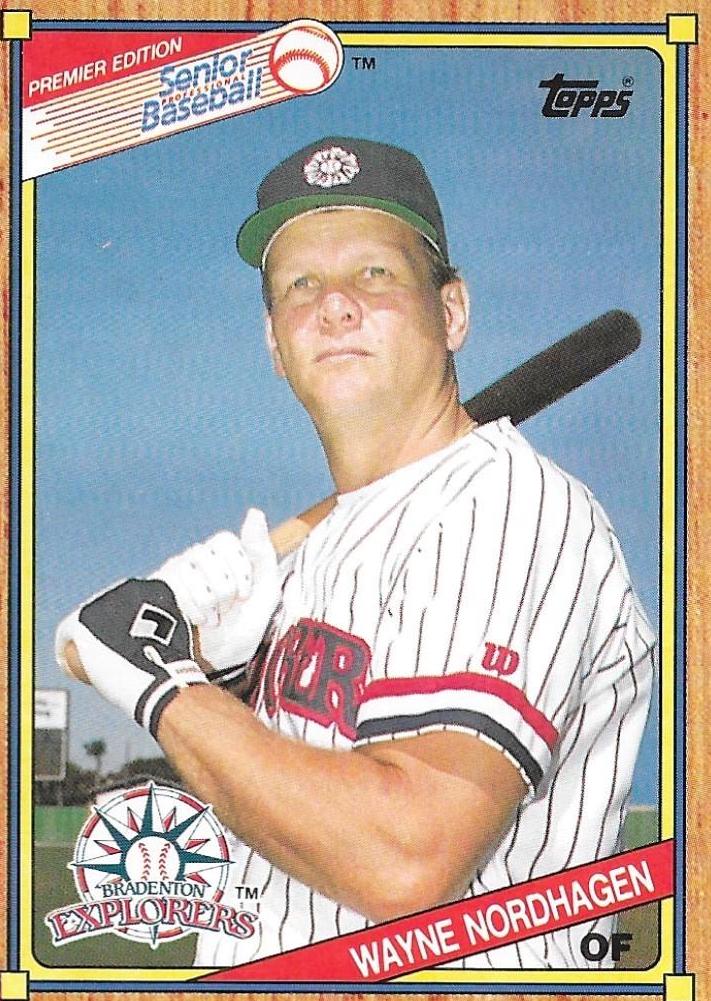 Wayne Nordhagen #47 Baseball Cards 1989 Topps Senior League