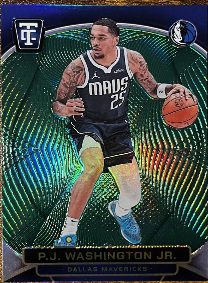 P.J. Washington Jr. [Green Platinum Mirror] #67