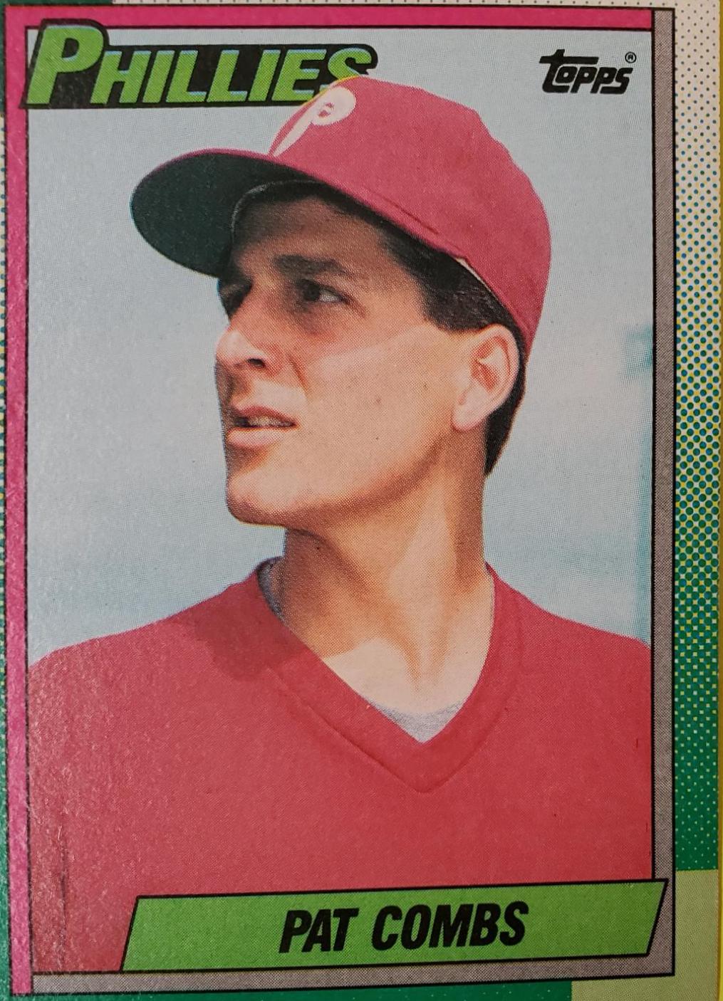 Pat Combs #384 Baseball Cards 1990 Topps Tiffany