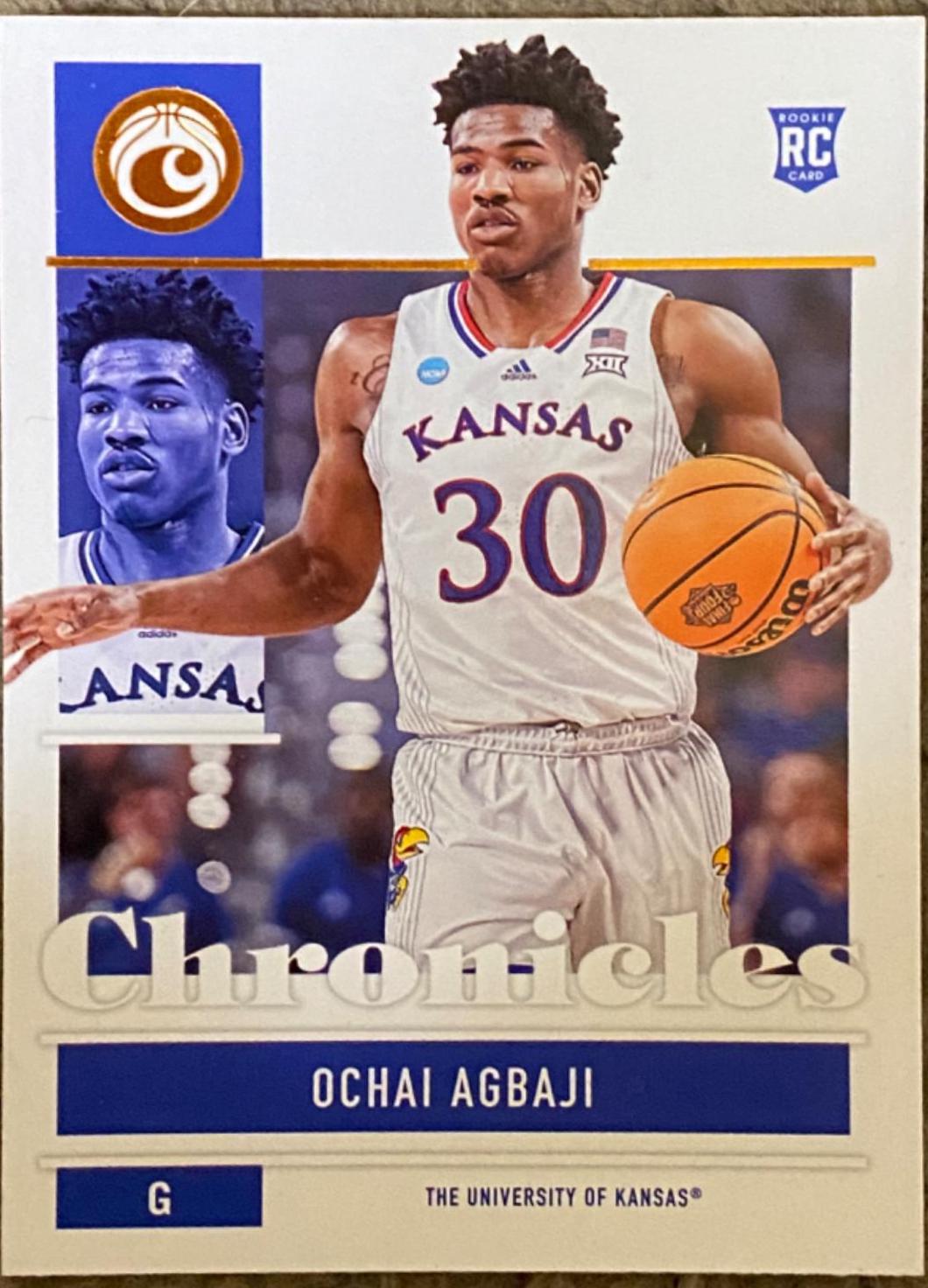 Ochai Agbaji [Bronze] #20 Basketball Cards 2022 Panini Chronicles Draft Picks