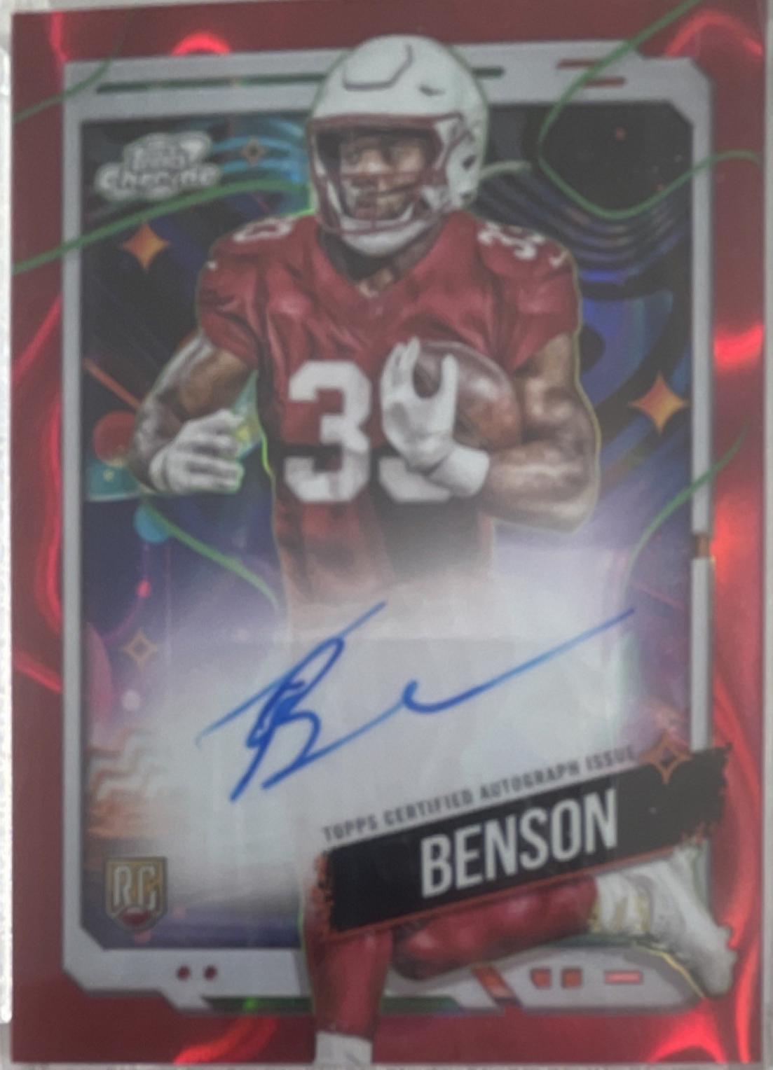 Trey Benson [Red Flare Refractor] #CCA-TB