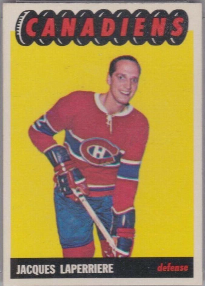Jacques Laperriere #3 Hockey Cards 1965 Topps