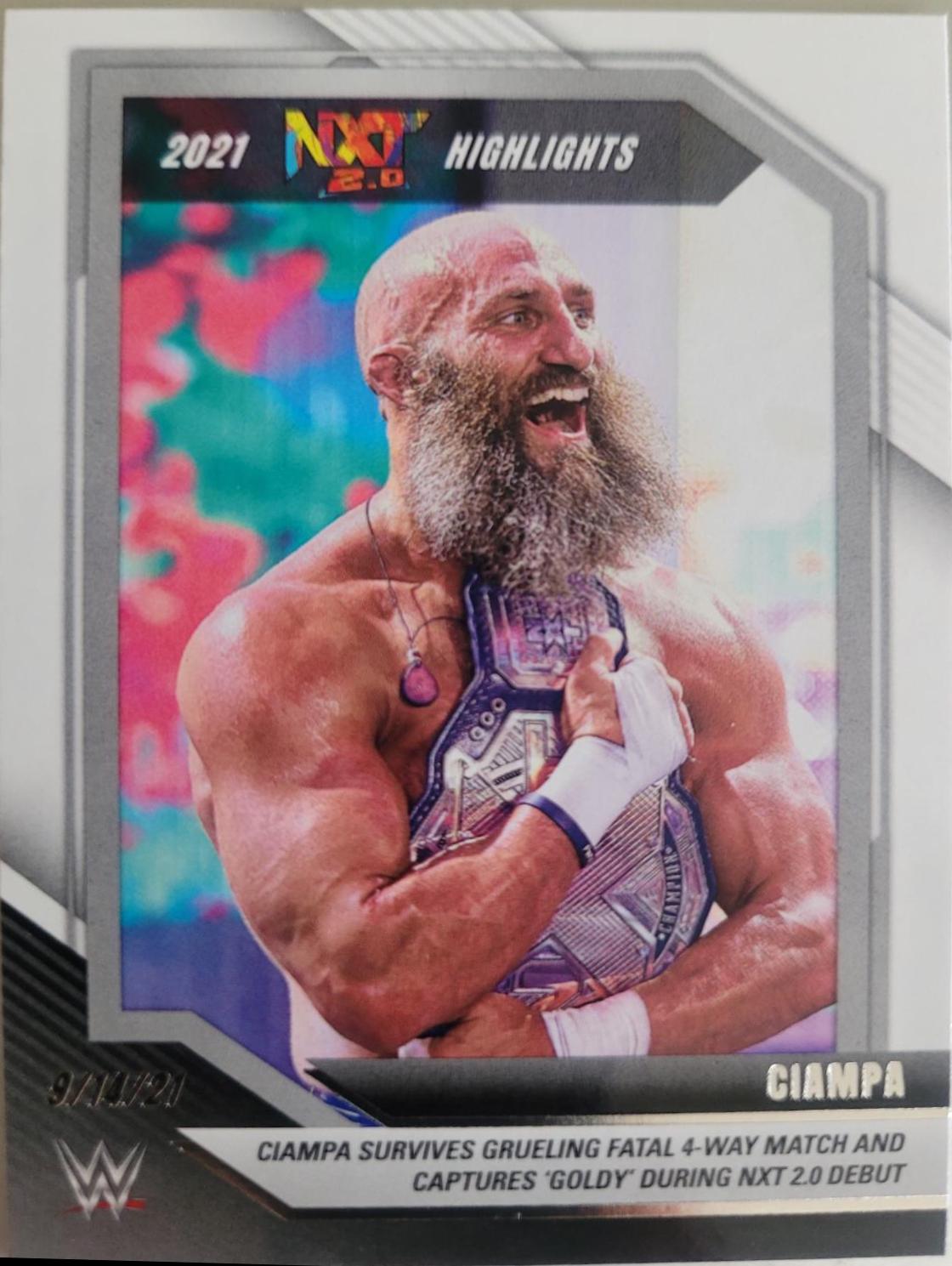 Ciampa #27 Wrestling Cards 2022 Panini NXT WWE 2021 Highlights