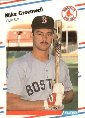 Mike Greenwell #354 Baseball Cards 1988 Fleer Glossy