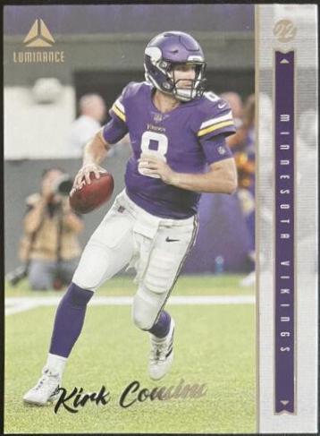 Kirk Cousins #43 2022 Panini Luminance Football