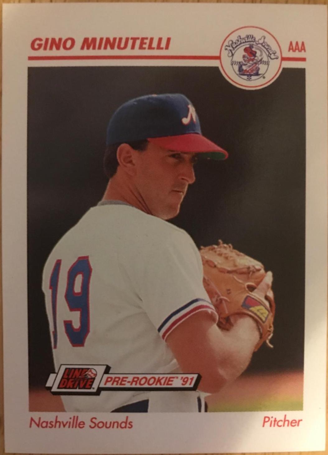 Gino Minutelli #268 1991 Line Drive AAA Baseball