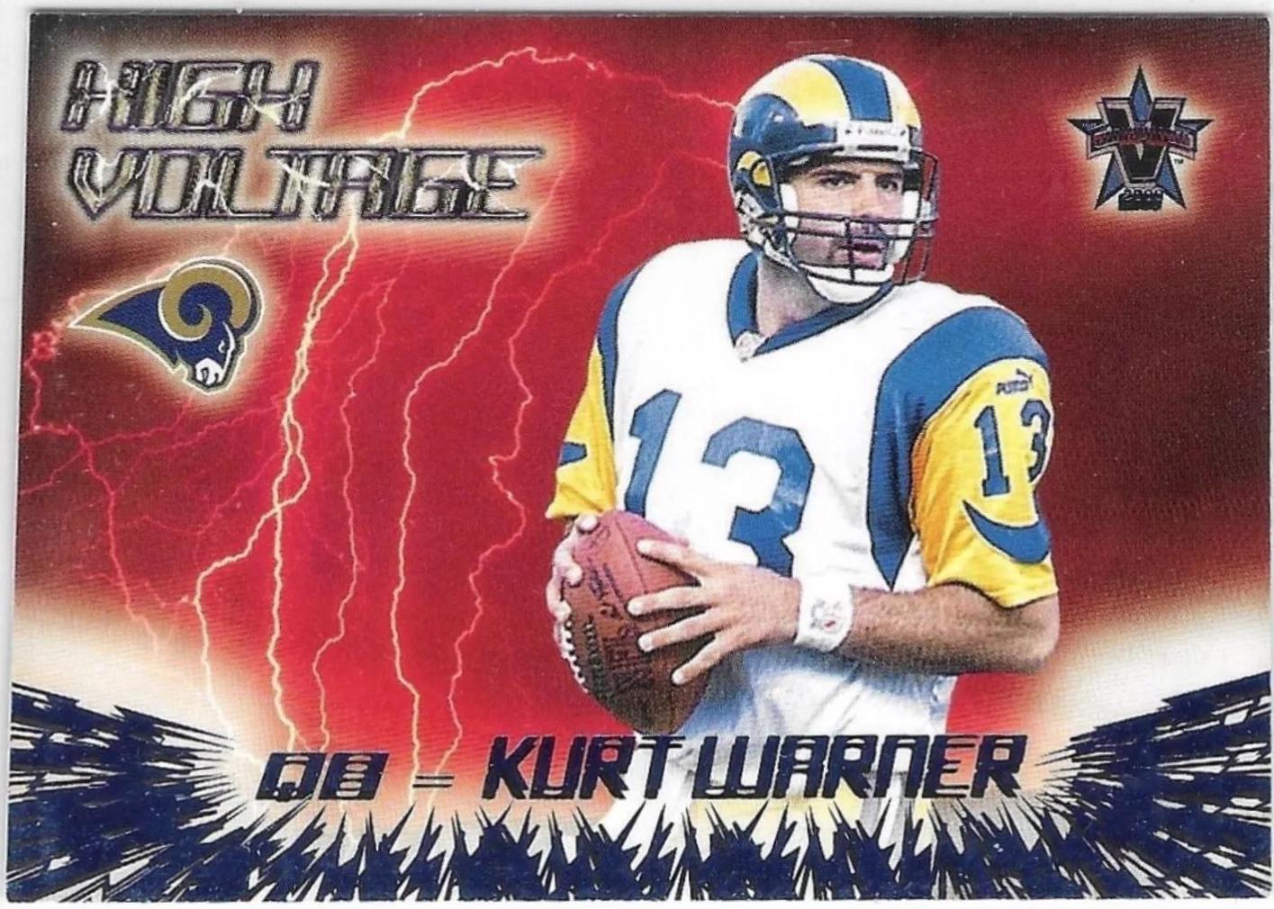 Kurt Warner #29 Football Cards 2000 Pacific Vanguard High Voltage
