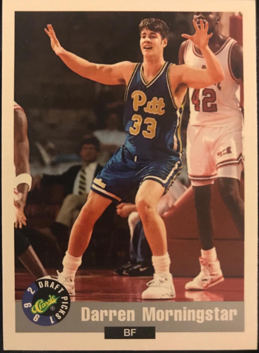 Darren Morningstar #53 1992 Classic Draft Picks Basketball