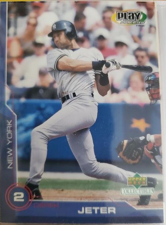 Derek Jeter #3 Baseball Cards 2001 Upper Deck Collectibles Playmakers
