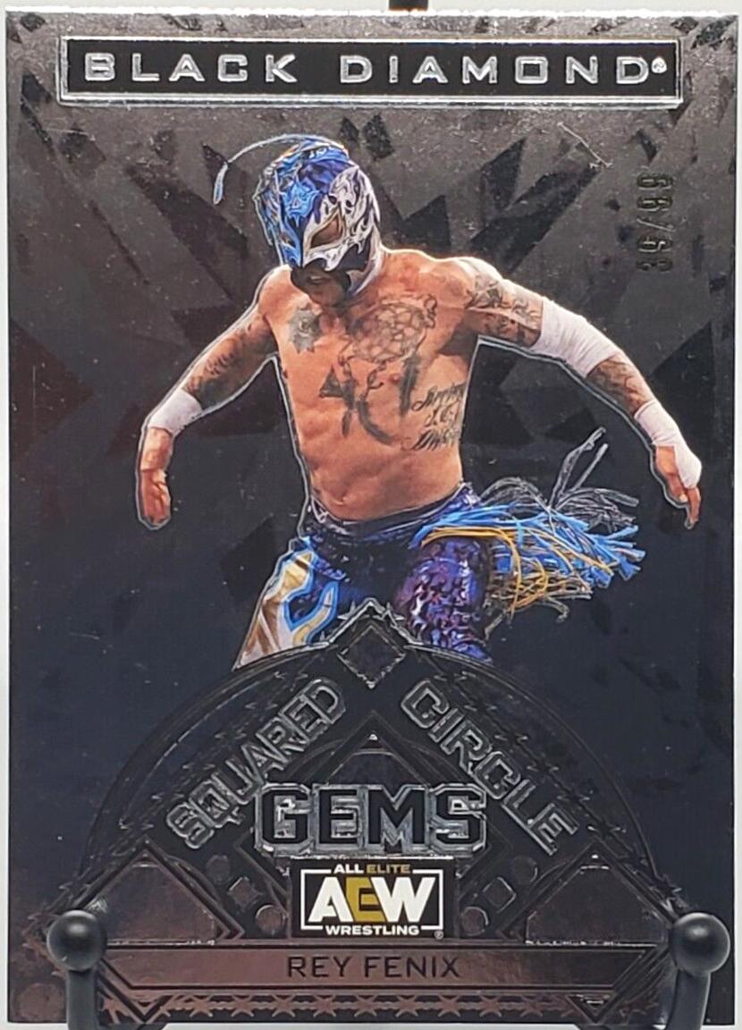 Rey Fenix #SCG-73 Wrestling Cards 2024 Upper Deck Black Diamond AEW Squared Circle Gems