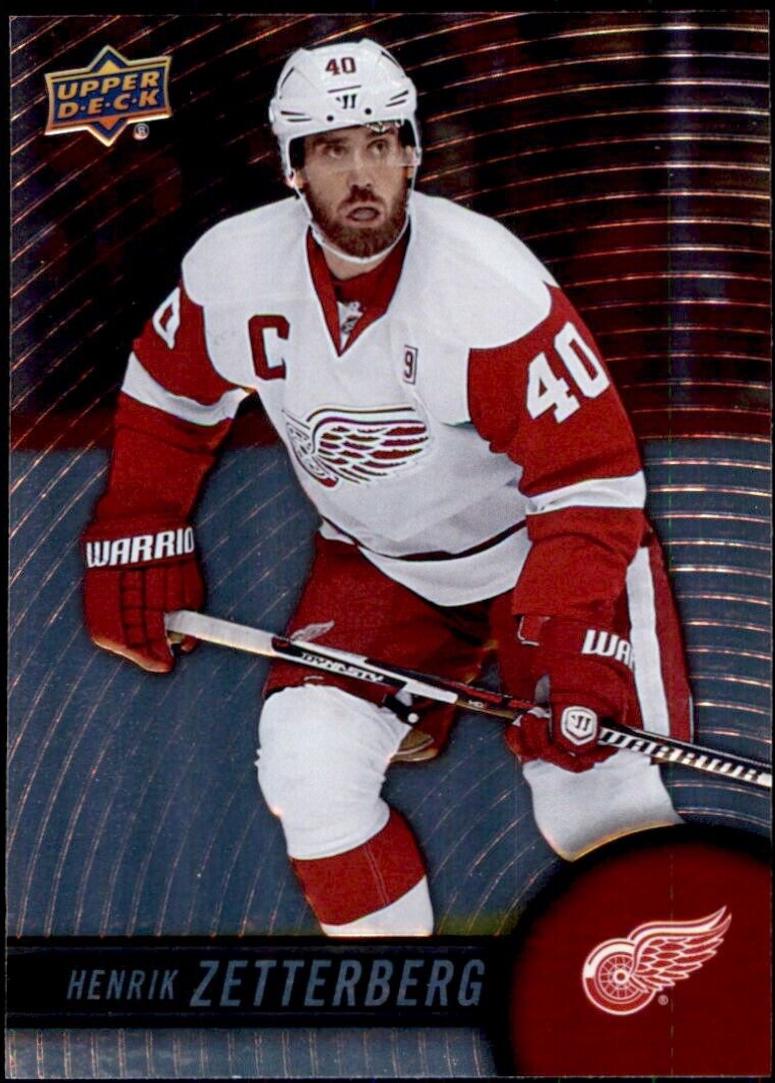 Henrik Zetterberg #40 Hockey Cards 2017 Upper Deck Tim Hortons