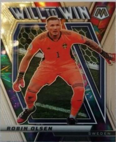 Robin Olsen #40 Soccer Cards 2021 Panini Mosaic Road to FIFA World Cup Will to Win