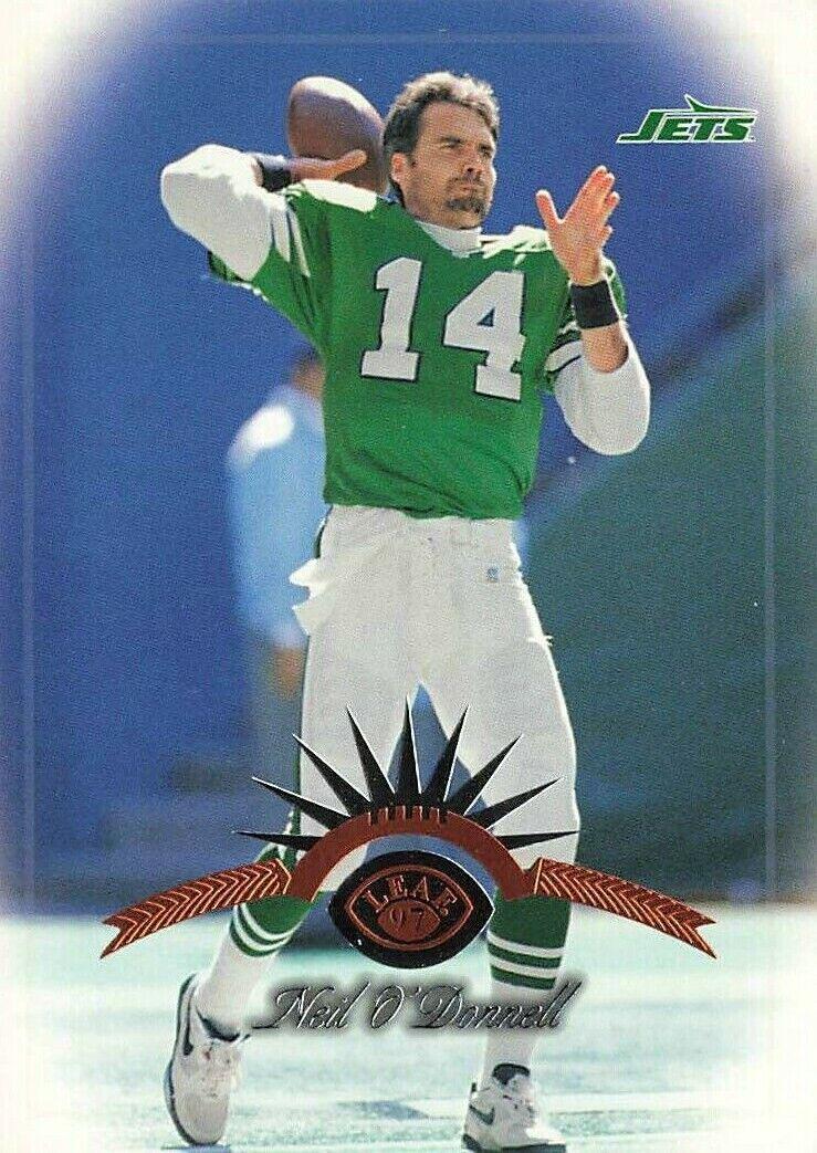 Neil O'Donnell #14 Football Cards 1997 Leaf