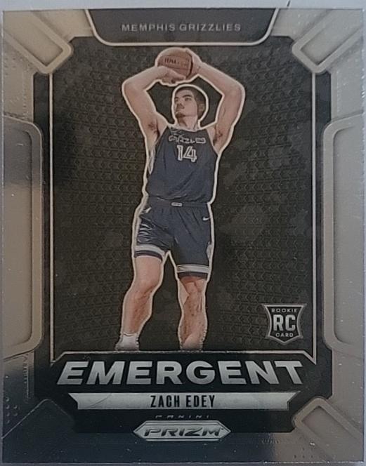 Zach Edey #16 Basketball Cards 2024 Panini Prizm Emergent