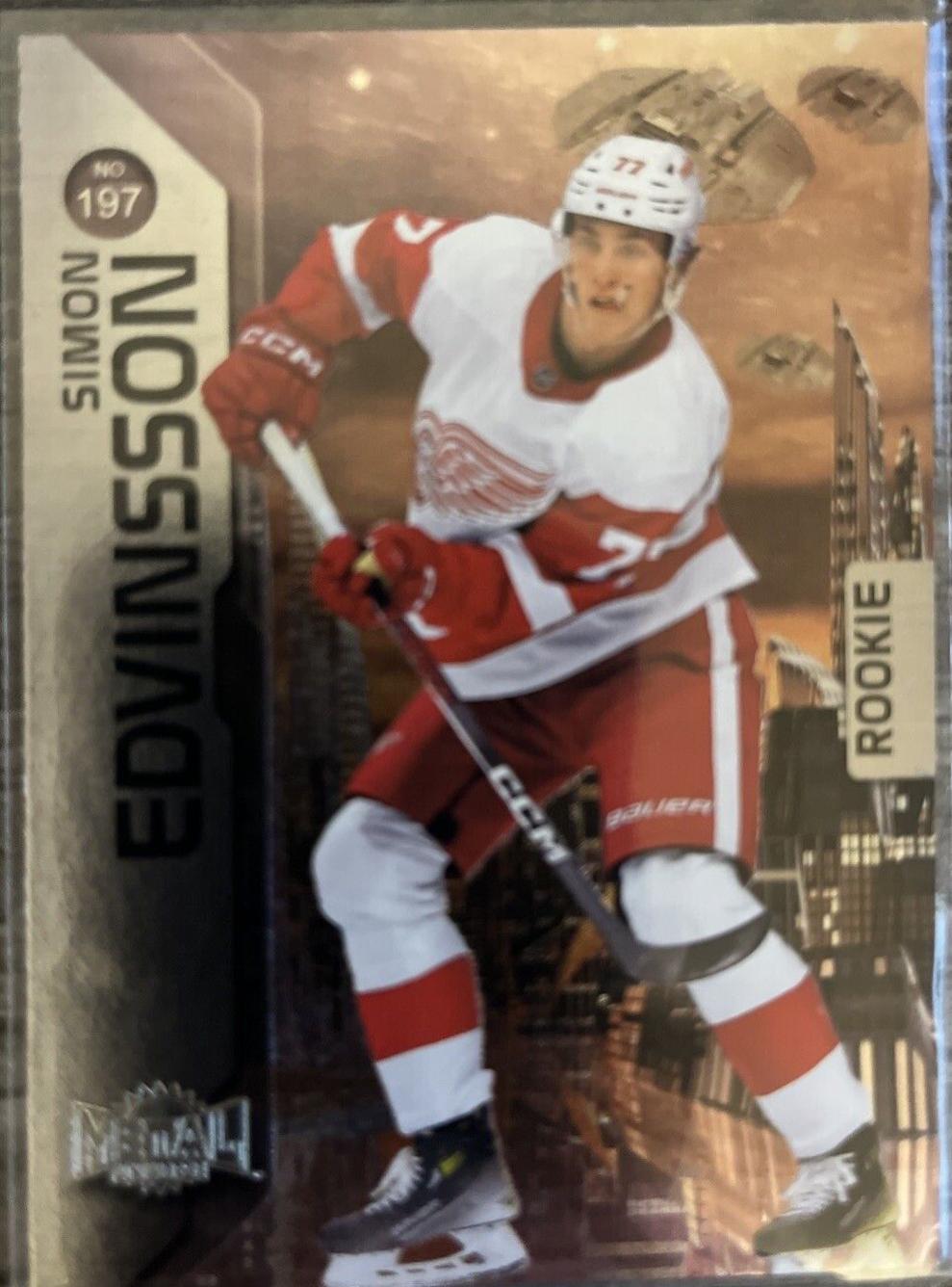 Simon Edvinsson #197 Hockey Cards 2023 SkyBox Metal Universe