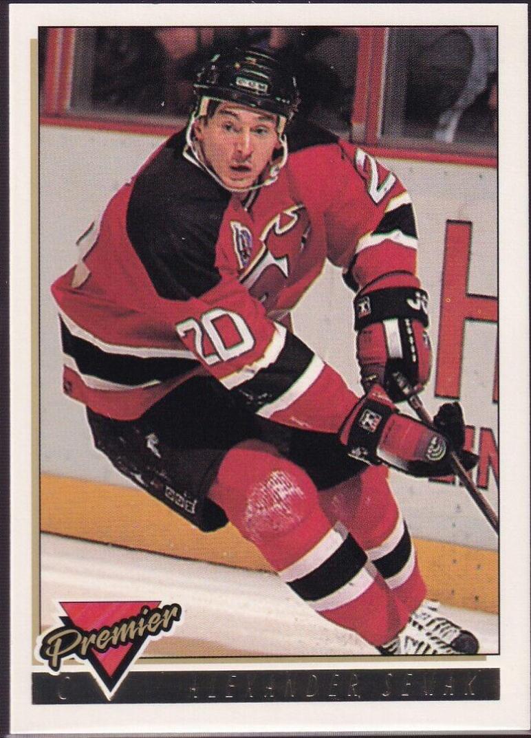 ALEXANDER SEMAK #102 Hockey Cards 1993 Topps Premier