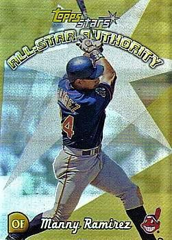 Manny Ramirez #AS10 Baseball Cards 2000 Topps Stars All Authority