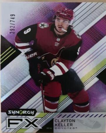 Clayton Keller #FX-CK Hockey Cards 2021 Upper Deck Synergy FX