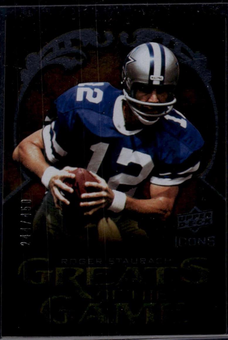 Roger Staubach #GG-RS 2009 Upper Deck Icons Greats Of The Game Football