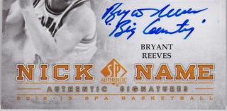 Bryant Reeves Big Country