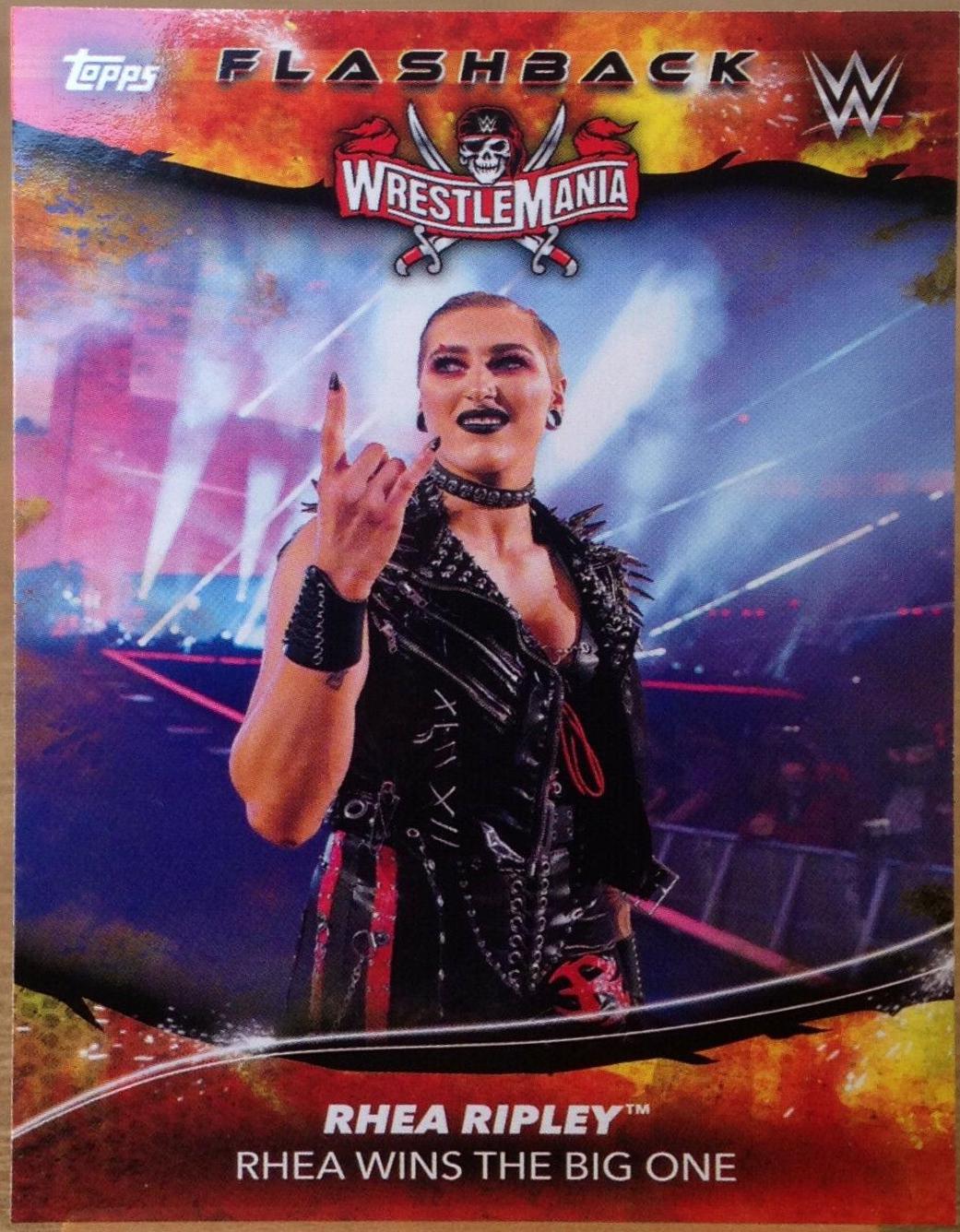 Rhea Ripley #199 Wrestling Cards 2021 Topps WWE Superstars