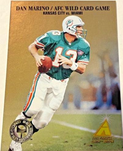 Dan Marino #SS2 Football Cards 1995 Zenith Second Season