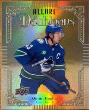Quinn Hughes #DB-75 Hockey Cards 2023 Upper Deck Allure Doubloons