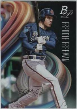 Freddie Freeman #6 Baseball Cards 2018 Bowman Platinum