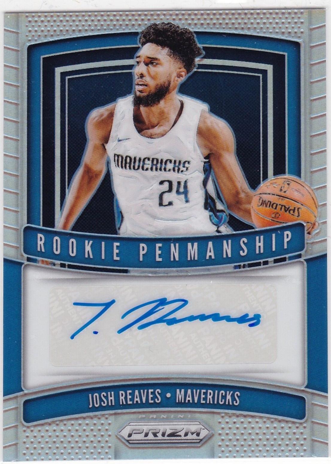 Josh Reaves #RPJRV 2019 Panini Prizm Rookie Penmanship Basketball