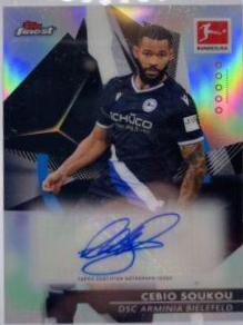 Cebio Soukou #BCA-CS Soccer Cards 2020 Topps Finest Bundesliga Autographs