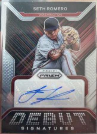 Seth Romero #DS-SR 2022 Panini Prizm Baseball Debut Signatures
