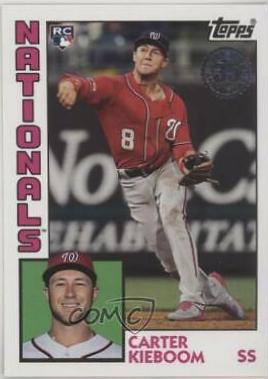 Carter Kieboom #84-14 Baseball Cards 2019 Topps Update 1984 Baseball