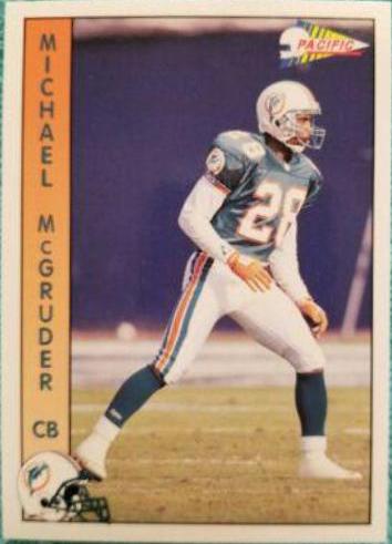 Michael McGruder #491 Football Cards 1992 Pacific
