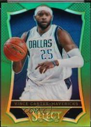 Vince Carter Green Prizm #44 Basketball Cards 2013 Panini Select