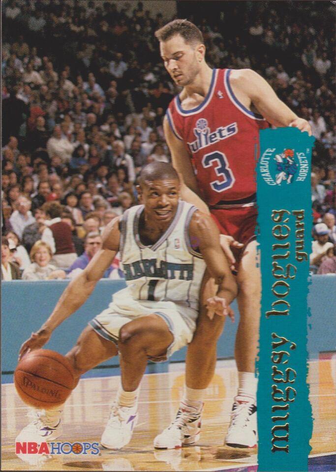 Muggsy Bogues #14 Basketball Cards 1995 Hoops